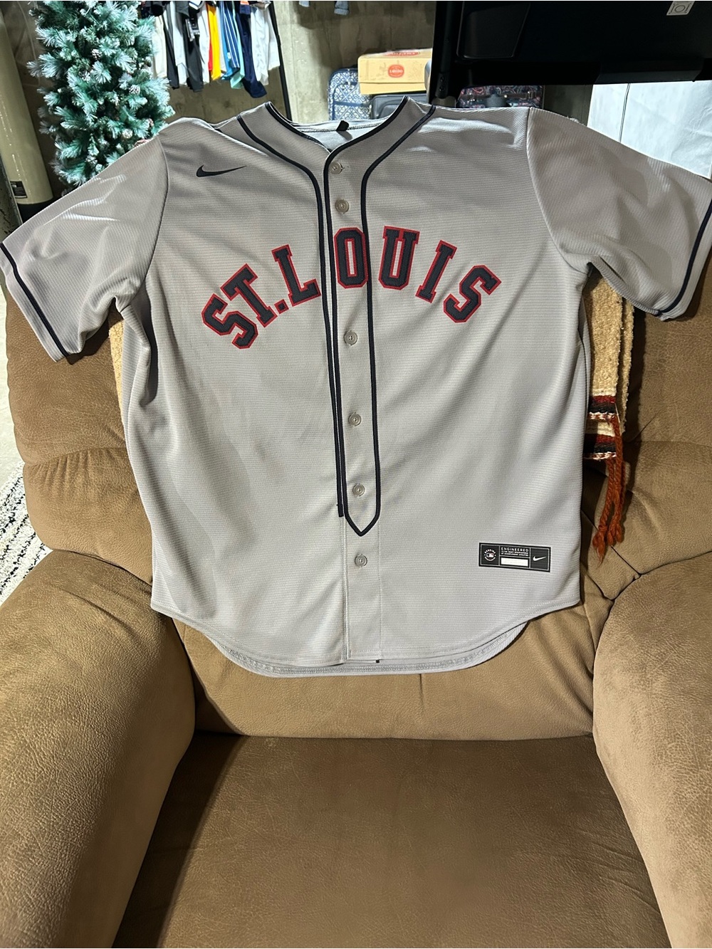 Nike Lars Nootbar Rickwood Field Autographed Jersey No Authentication Size Large